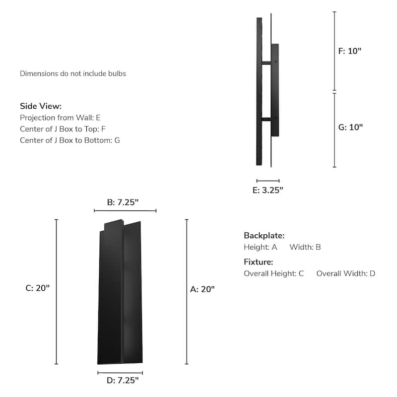 Hunter + Jasmine Roth Canoga Outdoor WeatherMax LED Wall Light - Contemporary - Patio, Porch, Entryway - Corrosion Resistant!