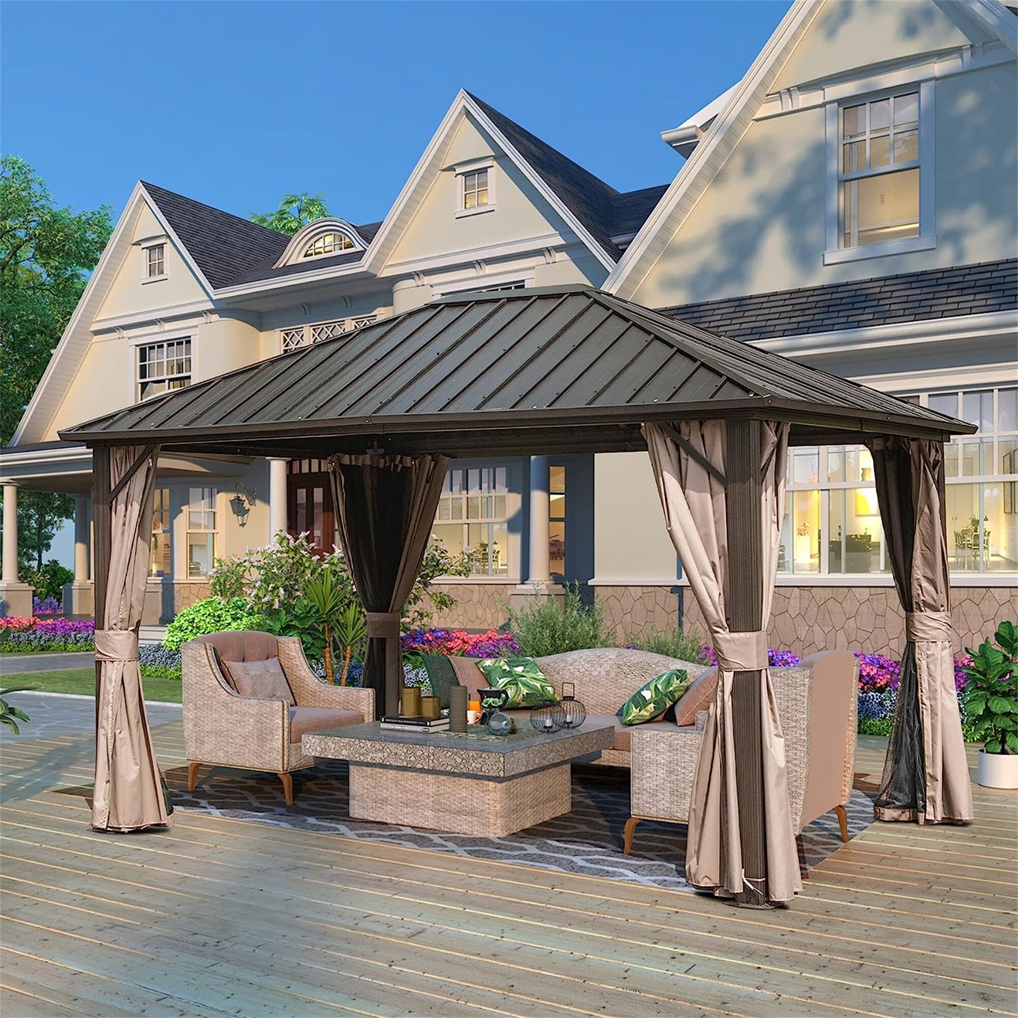 Gazebo netting 10 x 12 top