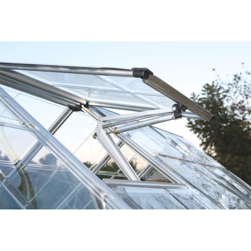 Snap and Grow 6 ft. Silver/Clear DIY Greenhouse Kit