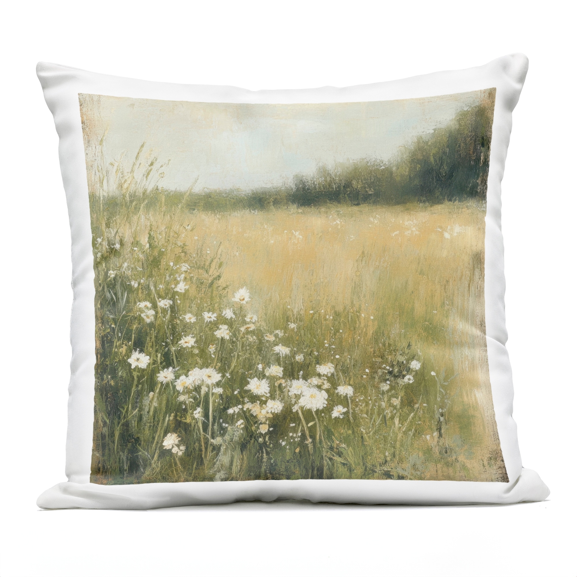 Stupell Daisy Dream Field Printed Outdoor Throw Pillow Design by Petal Prints Design