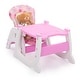 preview thumbnail 9 of 7, Multipurpose Adjustable Highchair for Baby Toddler Dinning Table with Feeding Tray and 5-Point Safety Buckle, Pink
