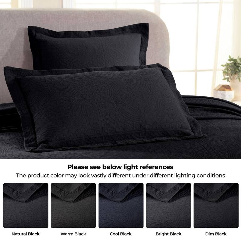Superior Fleur De Lis Cotton Decorative Bedspread Set