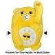 preview thumbnail 2 of 4, Happy Nappers: Care Bears Pillow Pocket Pal - Funshine Bear
