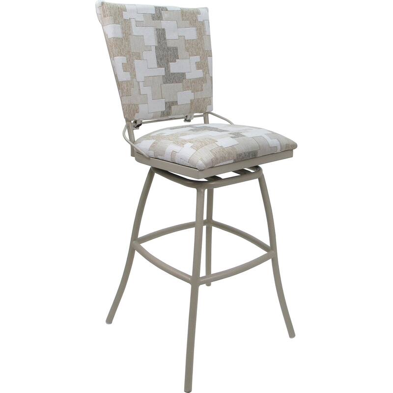 Outdoor Indoor Bar Stool Counter Extra Tall - Jenna PB without Arms - Craftsman Whitelinen - Beige - Counter Height