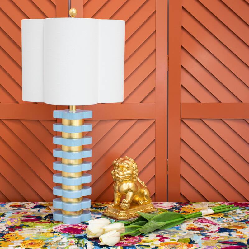 Quatrefoil MDF Lamp