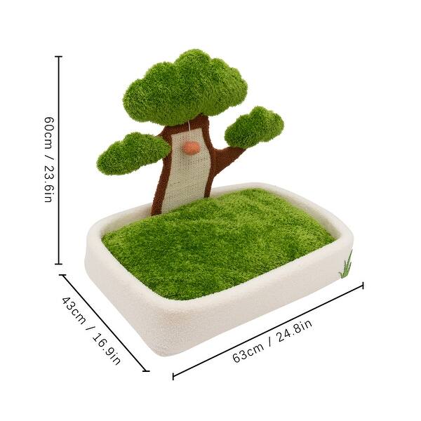 23.6'' Cat Bonsai Tree with hanging ball Cat Bed Cat Activity Tree - Bed  Bath & Beyond - 38390856