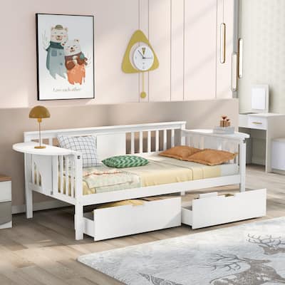 Nestfair Twin size Daybed with Two Drawers