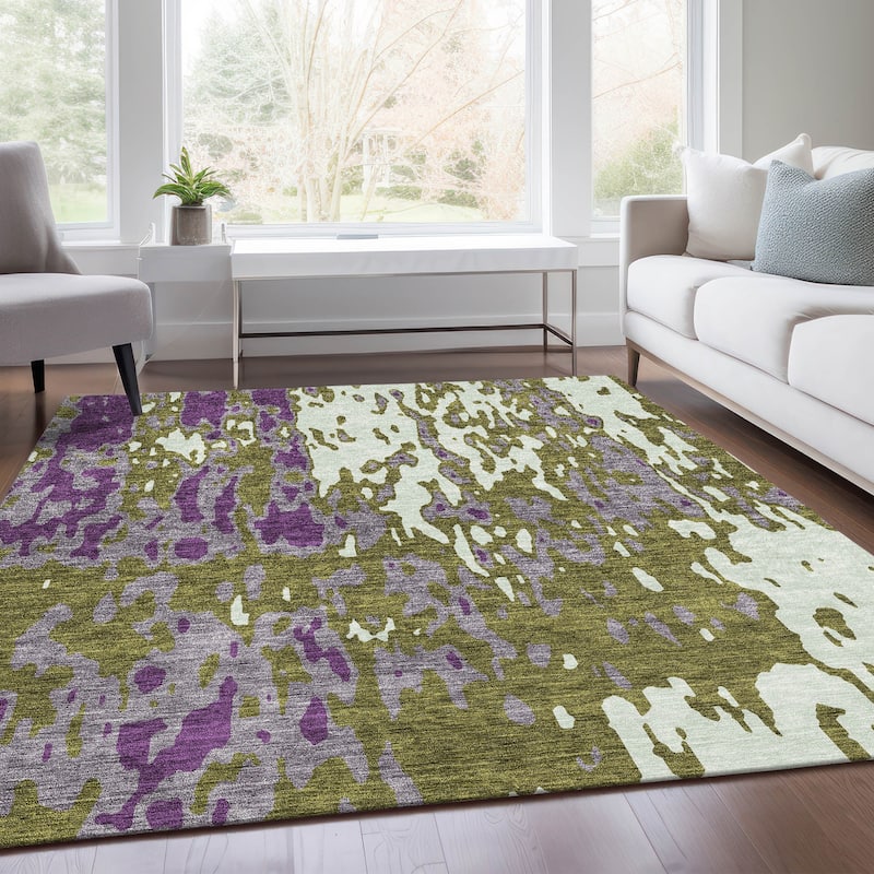 Premium Washable Super Soft Contemporary Glam Mayfield Rug