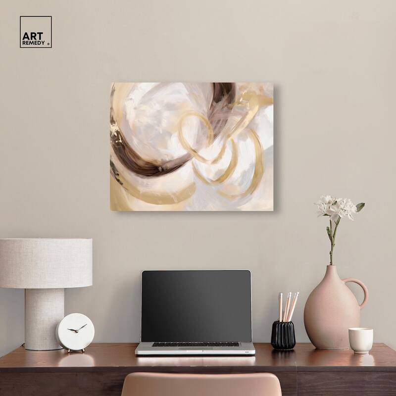 Dreamy Swirls III Canvas by Art Remedy, Gallery Wrapped
