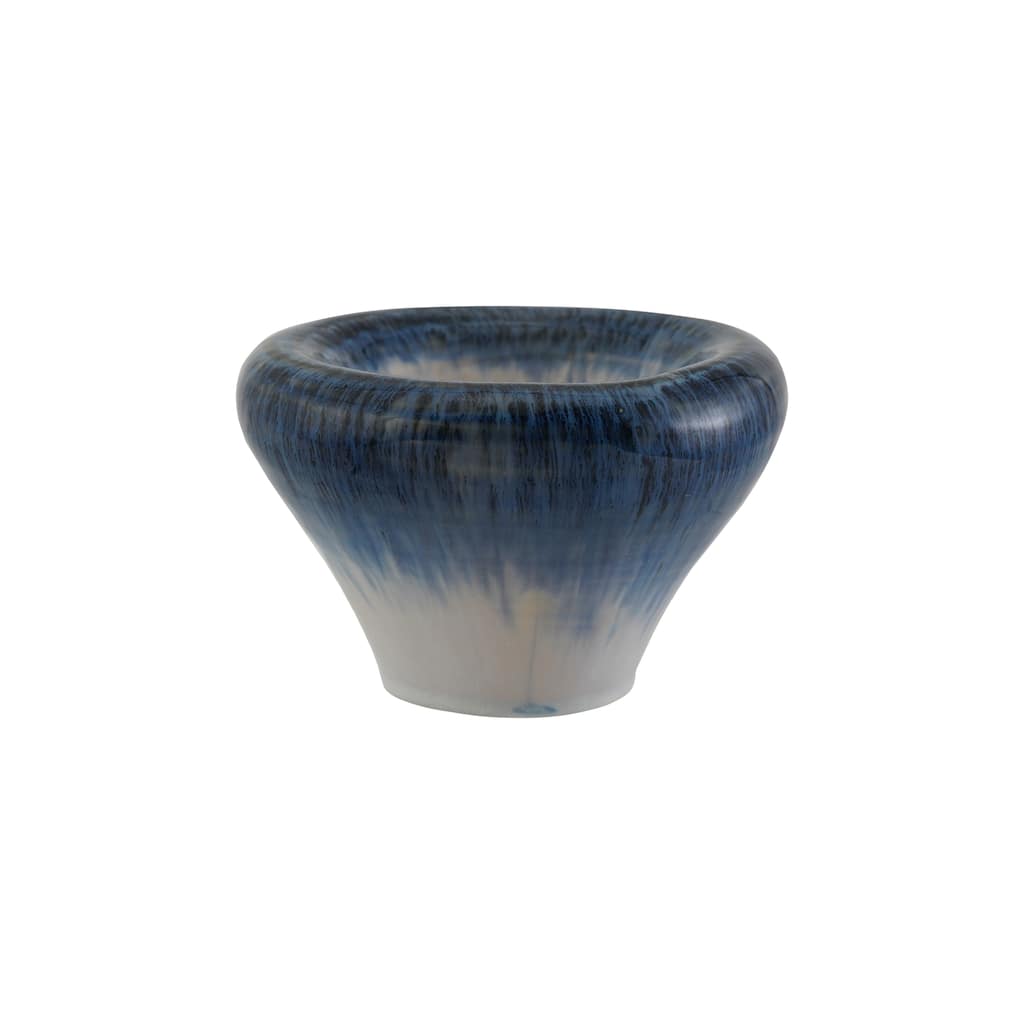 Stoneware Bowl in Reactive Glaze - 6.63"L x 6.63"W x 4.25"H