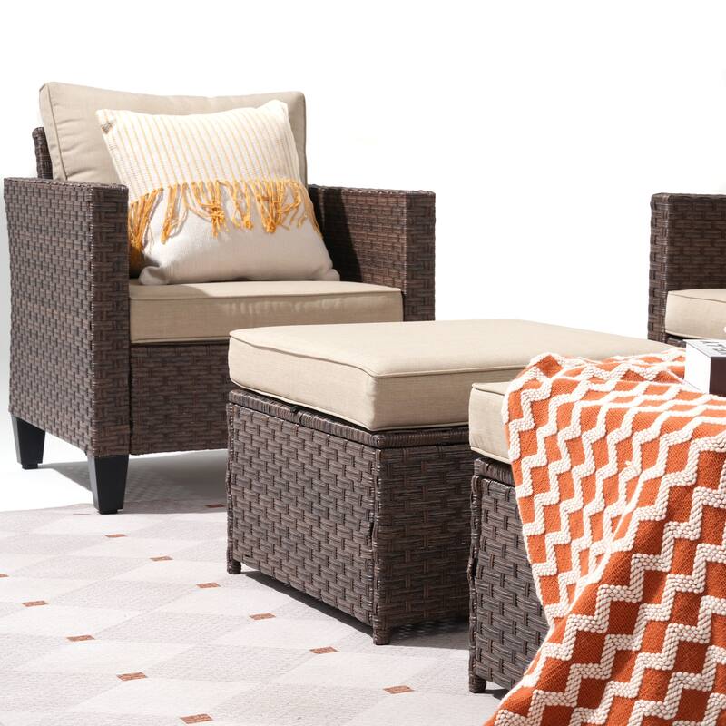 8-piece Outdoor Sectional Sofa Set Patio Furniture Set