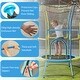 preview thumbnail 26 of 25, Mini Trampoline for Kids with Safety Enclosure Net and Foam Handles