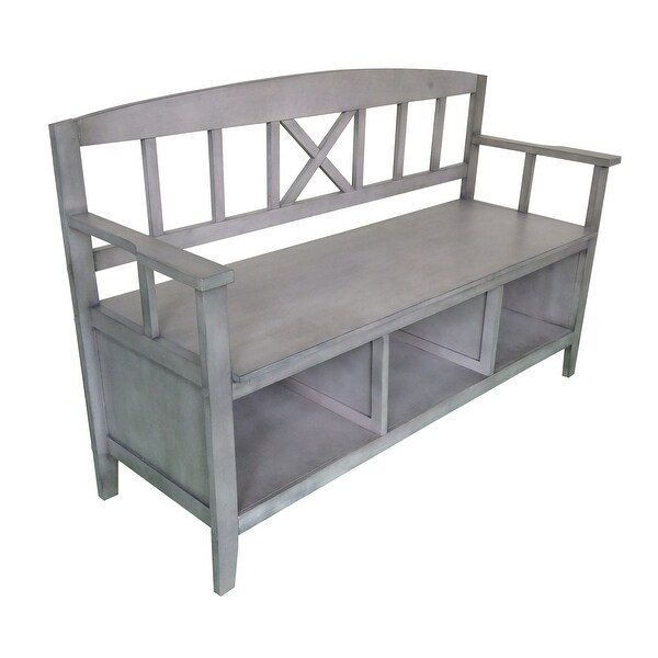 Bench with 2025 back and storage