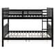 preview thumbnail 22 of 42, Full over Full Solid Wood Loft-Style Bunk Bed with Ladder, Convertible into Two Beds, Solid Wood Frame for Kids' Bedrooms