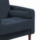 preview thumbnail 27 of 68, 2 Set Modern Wide Armchair Corduroy Accent Chairs