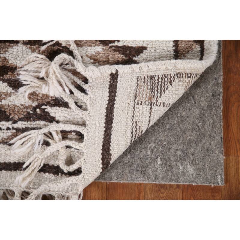 Beige Anatolian Turkish Runner Rug Handmade Tribal Wool Carpet - 2'11"x 12'7"