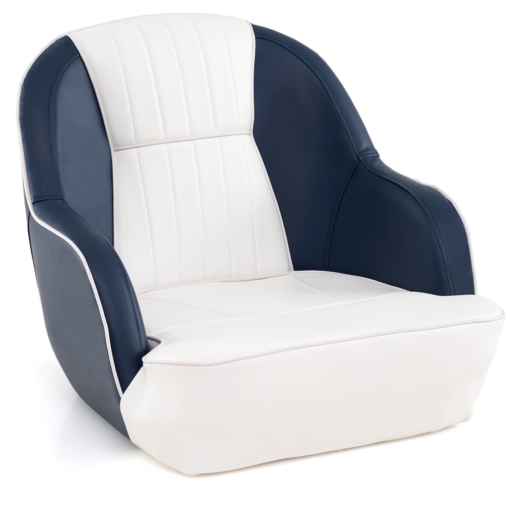 Gymax Pontoon Boat Seat Waterproof Universal Boat Seat w/Ergonomic