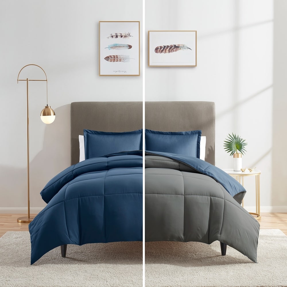 Nestl All Season Down Alternative Reversible Comforter Set