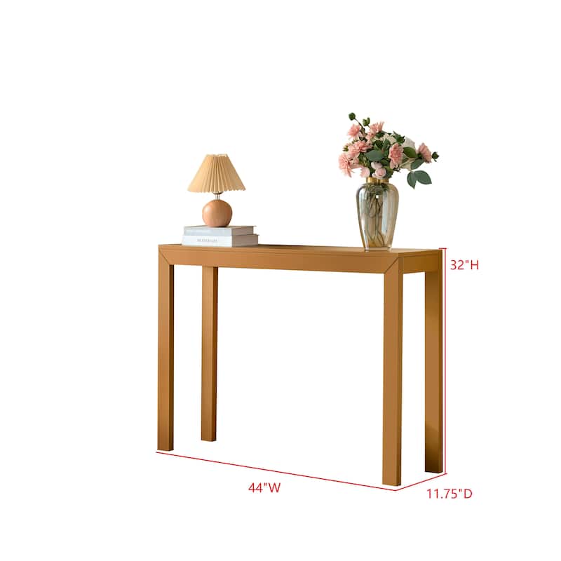 Russell Collection Modern Wood Rectangle Console Table