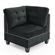 preview thumbnail 7 of 7, U-Shape Sectional Velvet Sofa with Storage & Includes Four Single Chair and Two Corner