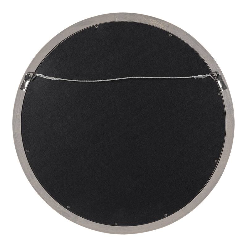 Kate and Laurel Hogan Round Framed Wall Mirror