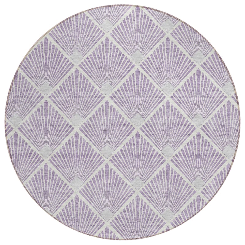HomeRoots Geometric Transitional Rectangle Outdoor Rug