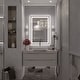 preview thumbnail 151 of 161, Large LED Bathroom mirror Tempered Glass Dimmable Anti-Fog Vanity Mirror