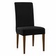 preview thumbnail 8 of 19, Enova Home Rhombus Jacquard Stretchy Universal Dining Chair Slipcovers - N/A