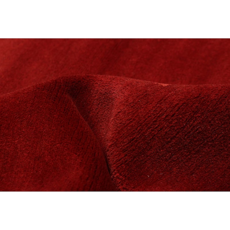 ECARPETGALLERY Hand-knotted Opulence Red Silk, Wool Rug - 11'6 x 14'6