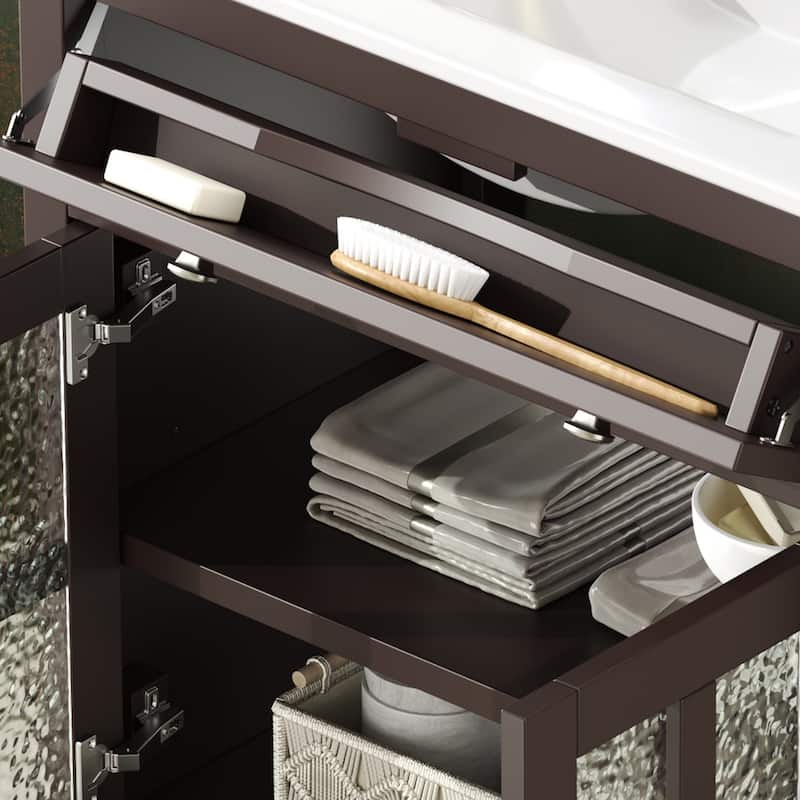 Bathroom Vanity with Ceramic Sink