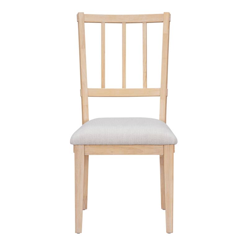 Roomfitters Round Pedestal Dining Table Set, 3 Upholstered Chairs, Curved Bench, 5-Piece Kitchen Furniture