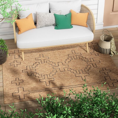 Well Woven Milo Calisa Tribal Moroccan Indoor Outdoor Area Rug
