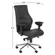 preview thumbnail 3 of 4, SAFAVIEH Irving Black Desk Chair - 26.8" x 28" x 42.3"