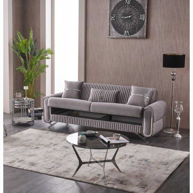 Revelstoke 4-Pieces Comfortable Sleeper Modern One Sofa One Loveseat Two Chair Living Room Set