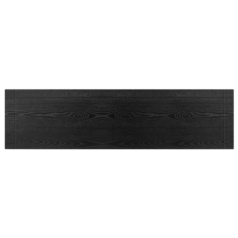 Delicate Wood Grain Storage Cabinet 4 Doors Buffet Cabinet Accent Sideboard with Adjustable Shelfs, for Study, Living Room