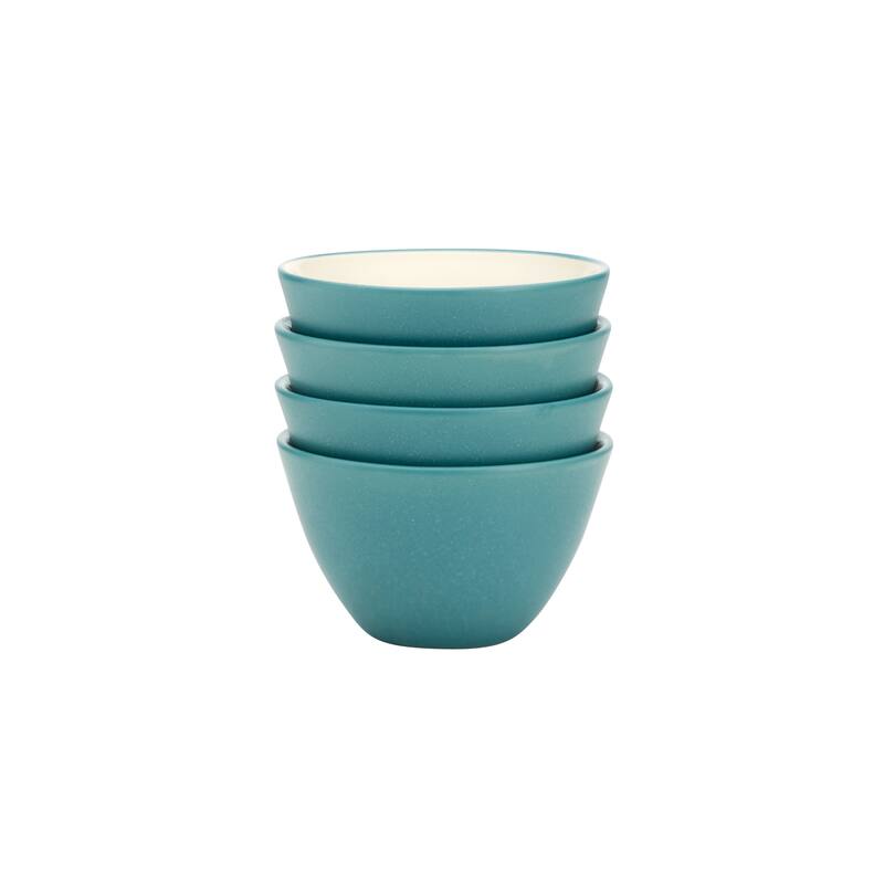 Noritake Colorwave Set Of 4 Mini Bowls, 4", 7 Oz. - Turquoise