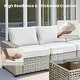 preview thumbnail 51 of 62, XIZZI 8-Piece Patio Wicker Furniture Conversation Set with Coffee Table