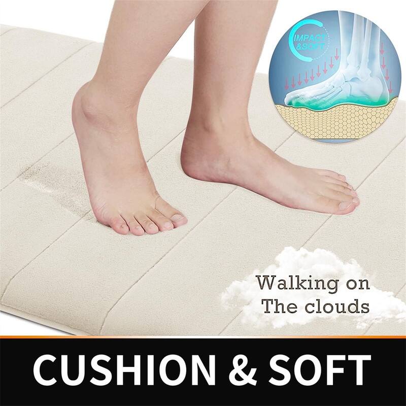 Memory Foam Bath Mat Set