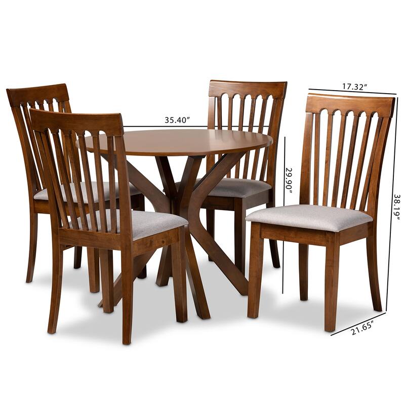 Lore Modern and Contemporary 5-Piece Dining Set