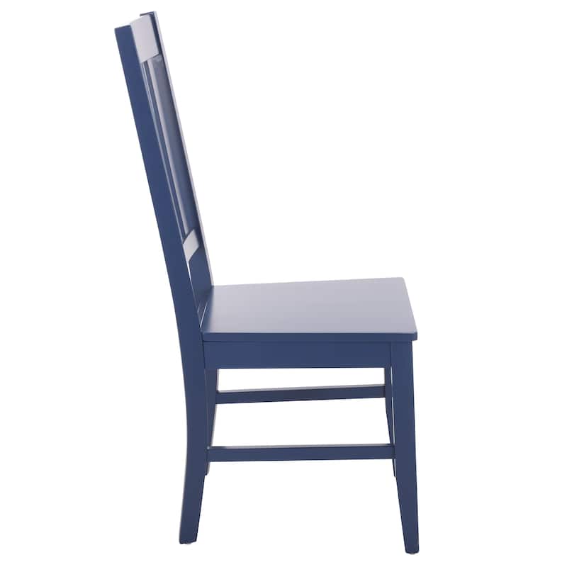 SAFAVIEH Home Roswitha Slat Back Side Chair - 18"W x 22"D x 39"H