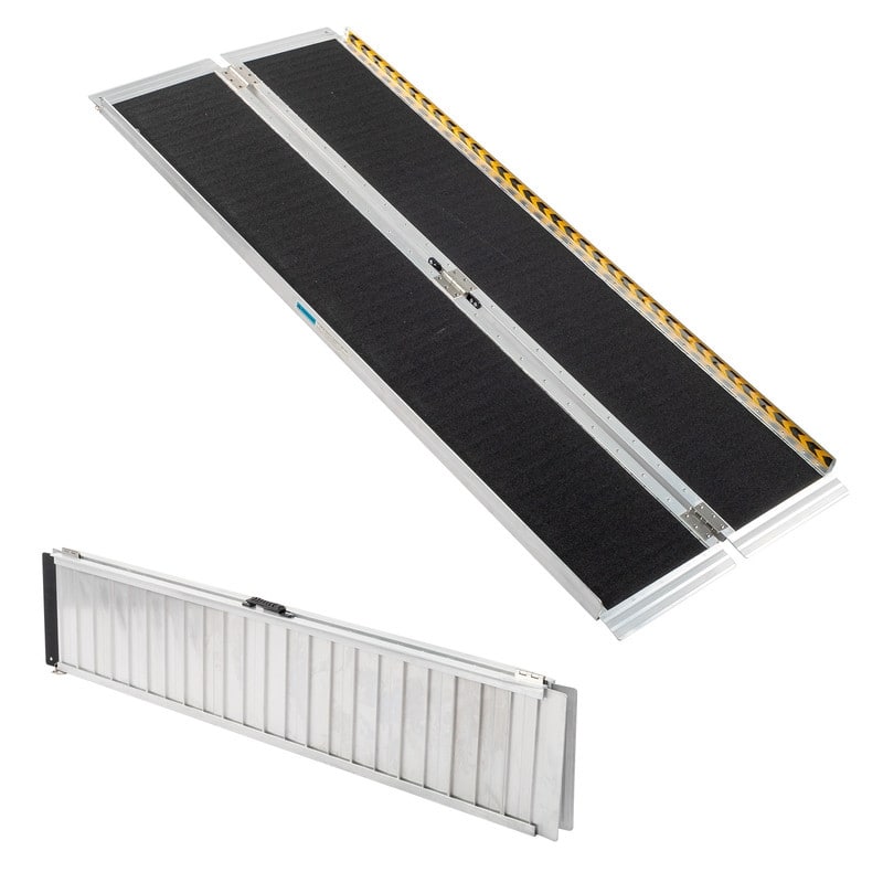 6ft Wheelchair Ramp Aluminum Folding Mobility Scooter - N/A