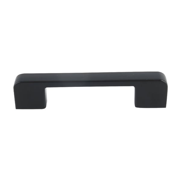 Cabinet Handles Pull Zinc Alloy 3.8" Hole Center for Furniture Cabinet Cupboard Wardrobe Dresser Black