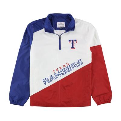 G-III Sports Mens Texas Rangers Windbreaker Jacket,, Multicoloured, Large