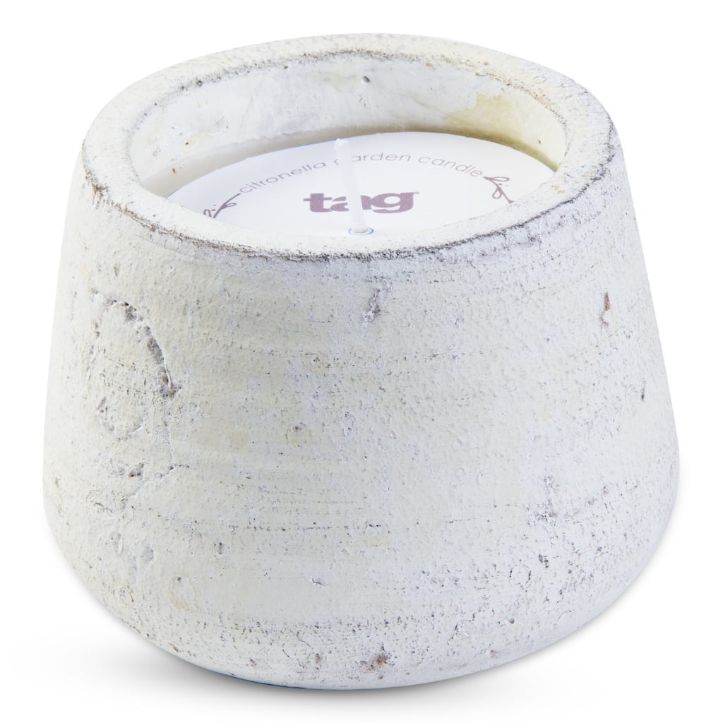 Nomad Citro Pot Cream Decorative Jar Candle with Citronella, 5oz, 9hrs Burn Time, Perfect for Spring and Summer