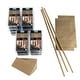 preview thumbnail 4 of 3, Aspect 3x6-inch Brushed Champagne Long Grain Metal 15-Square Foot Kit 15 sq ft Kit