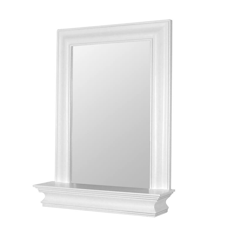 Teamson Home Stratford Removable Wall Mirror with Shelf