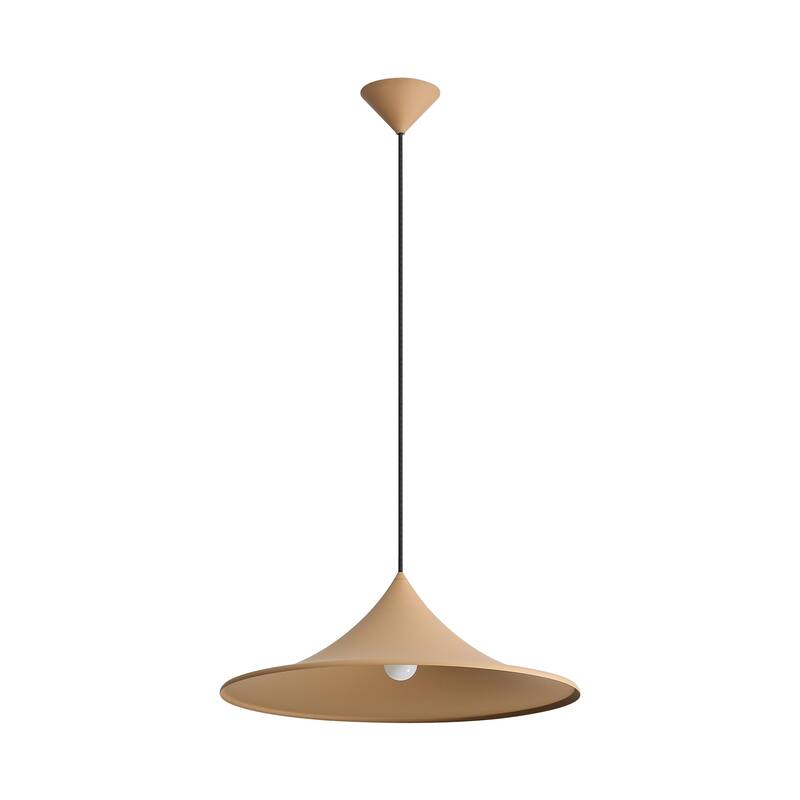 Golden Lighting Vistara 1-light 20in Pendant in Latte - Bronze