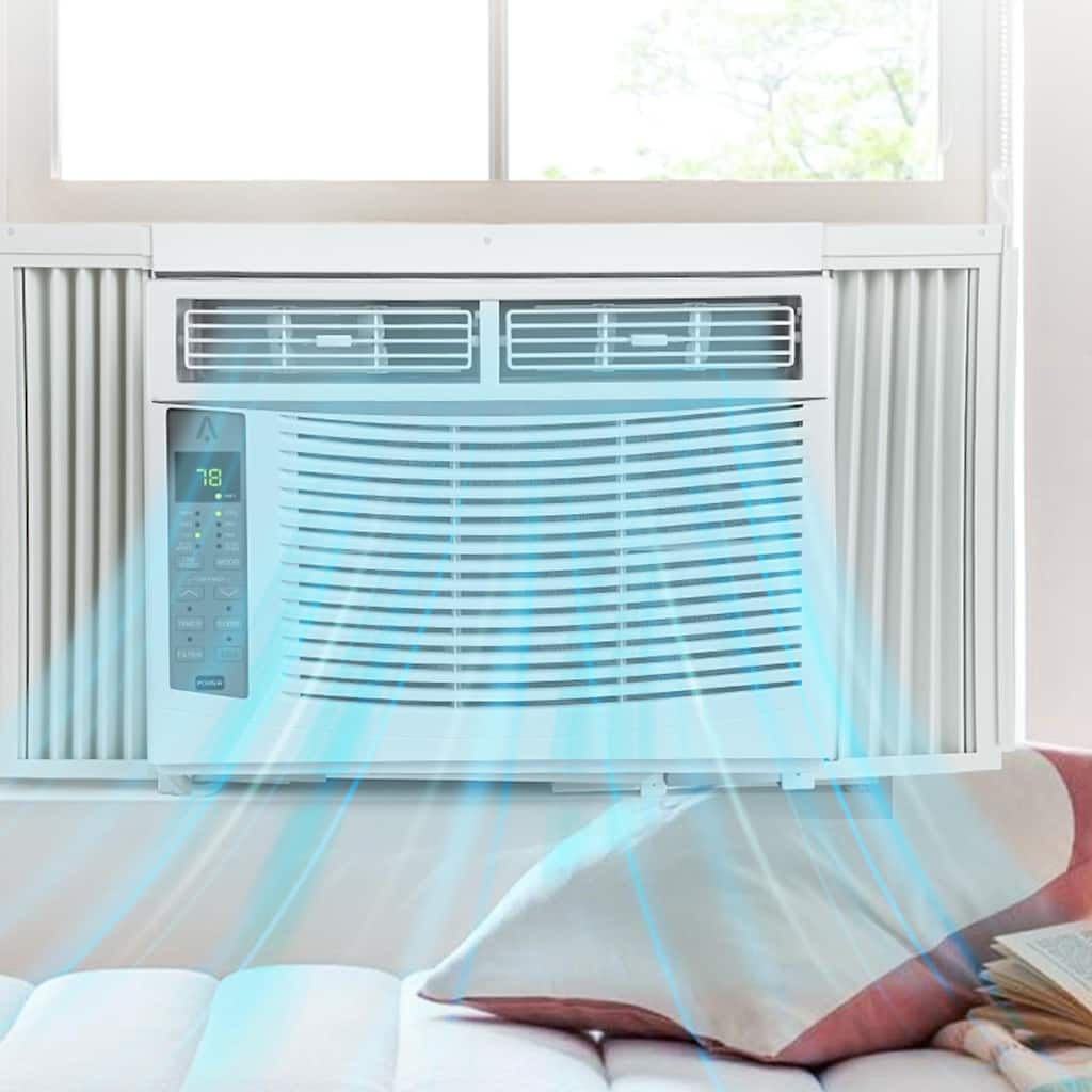 6000btus Window Air Conditioner Fast Cooling 250 Sq.Ft. with WIFI