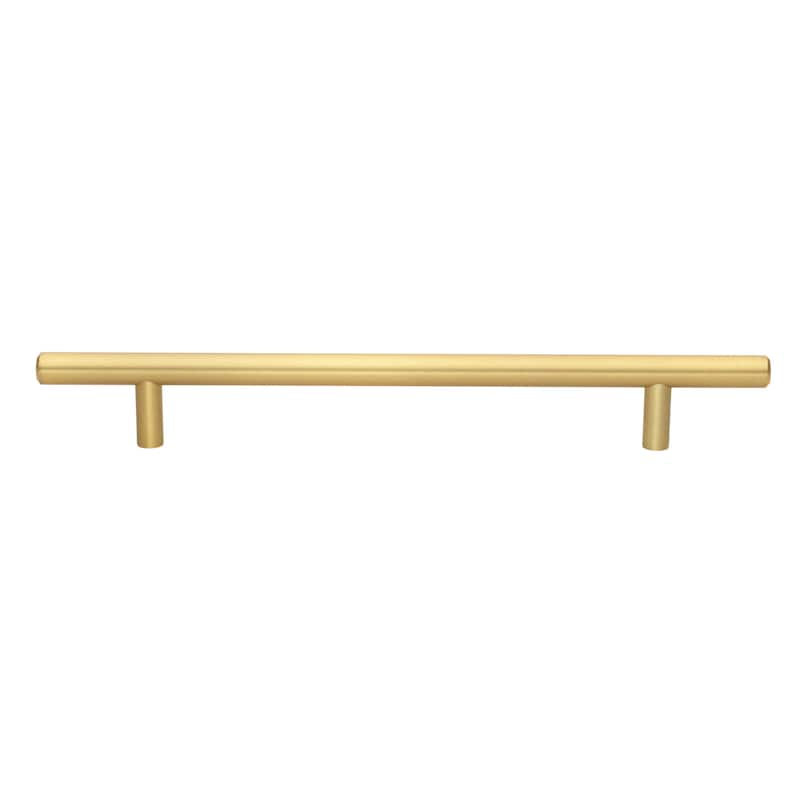 GlideRite 7-inch CC Solid Satin Gold Cabinet Bar Pulls (Pack of 25)