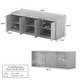 preview thumbnail 9 of 15, 94.5” Extra Large Kitchen Island with Storage, Stone-Look Counter Height Island, Fully Assembled Modern Kitchen Furniture